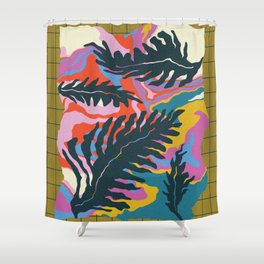 Party Palms Shower Curtain