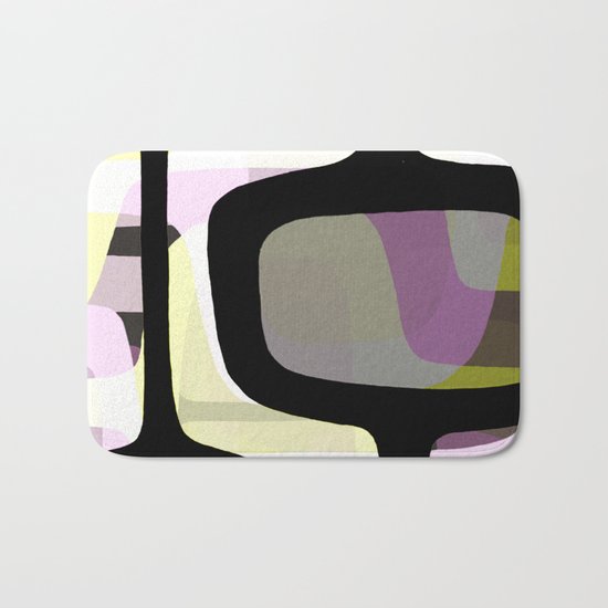 Mid Century Abstract 1 Bath Mat