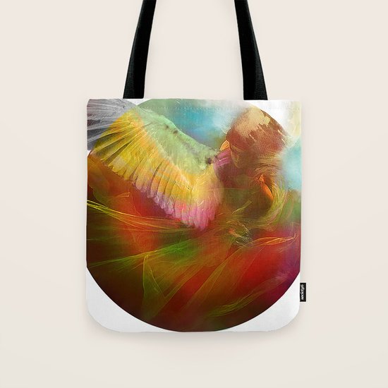 The messenger Tote Bag