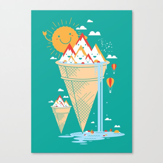 mystery island Canvas Print