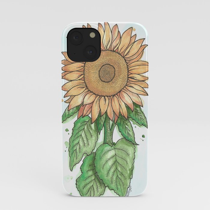 Cheerful Sunflower iPhone Case