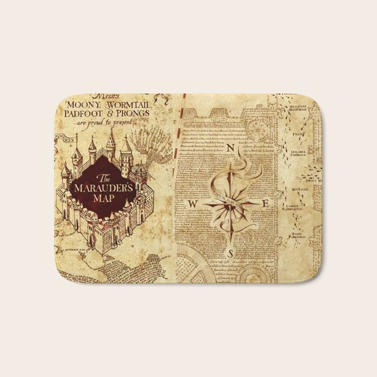 MARAUDERS MAP Bath Mat