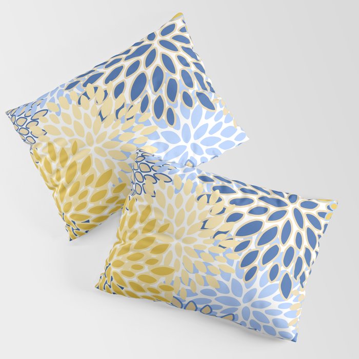 Yellow store pillow sham