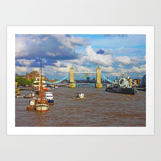 Tower bridge Art Print