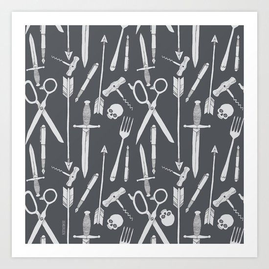 Weapons Art Print