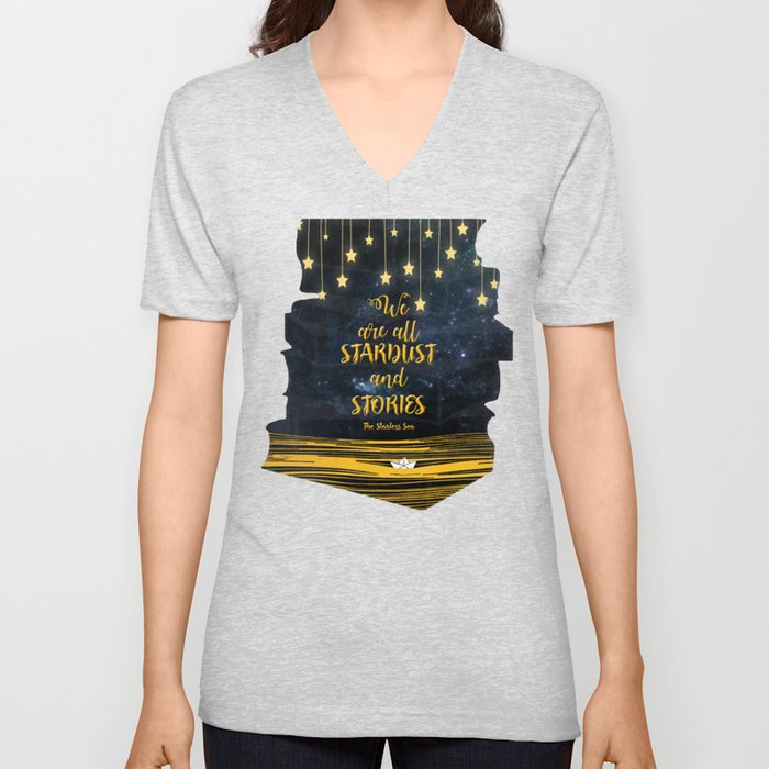Stardust and stories of the Starless Sea V Neck T Shirt