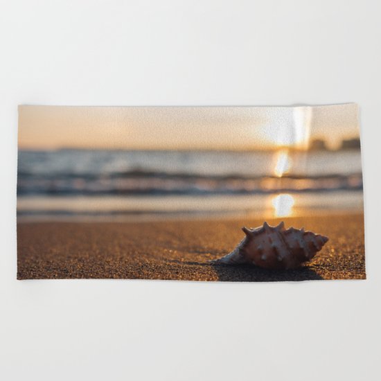 Seashore Seashell Beach Towel
