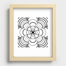 Playing with Circles Recessed Framed Print
