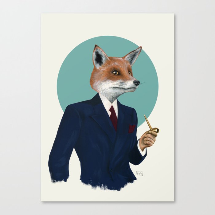Mister Fox Canvas Print