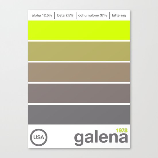 galena//single hop Canvas Print
