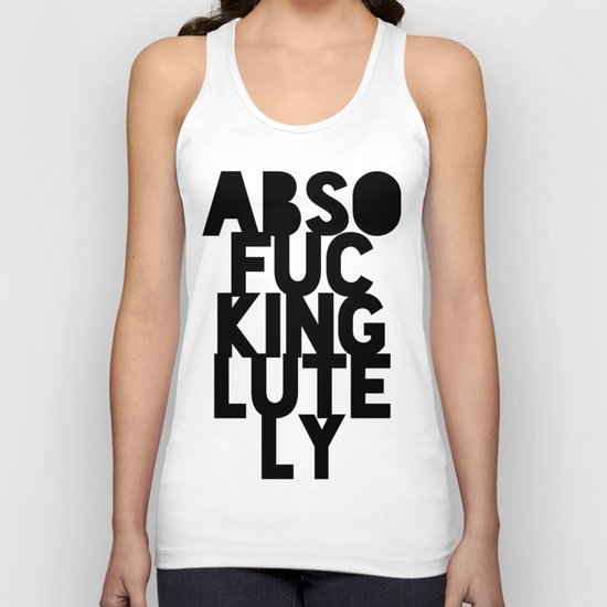 Abso....lutely! Unisex Tank Top