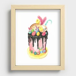 Easter cake Recessed Framed Print