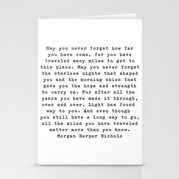 Morgan Harper Nichols | Typewriter Style Quote Stationery Cards