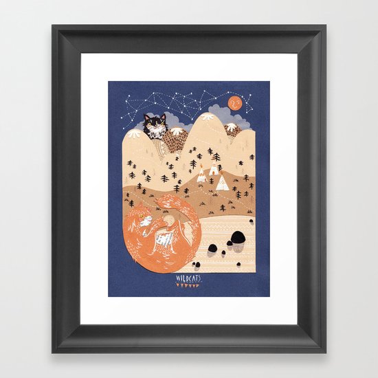 Odin and Balder Framed Art Print