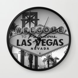 Las Vegas vintage vibe Wall Clock