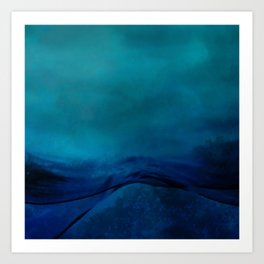 Storm Water | Watercolor Abstract Art Print
