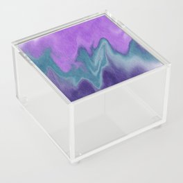 Aesthetic Watercolor Liquid Galaxy Marble Liquid Abstract 61 Acrylic Box