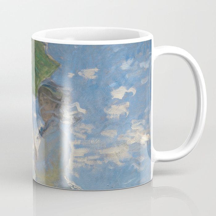 Woman with a Parasol  - Claude Monet Coffee Mug