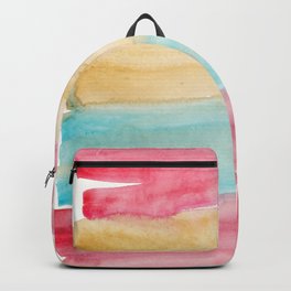 29 Abstract Painting Watercolor 220324 Valourine Original  Backpack
