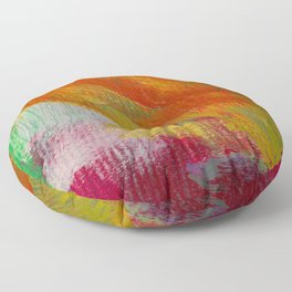 Hot Sunrise Floor Pillow