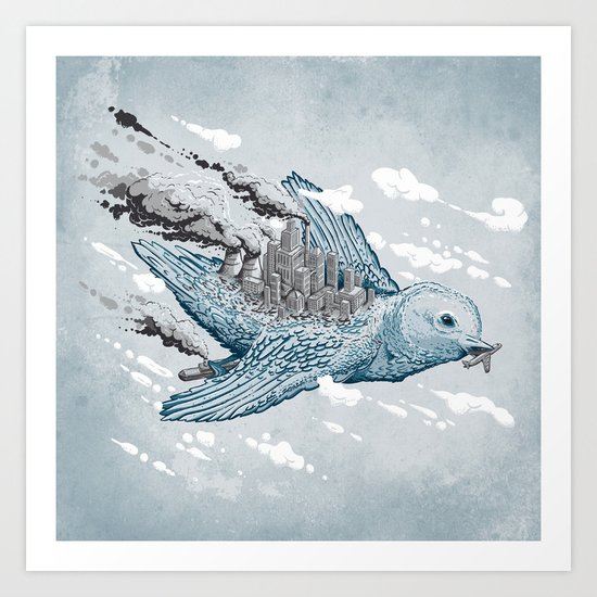 Cleaning the World Art Print