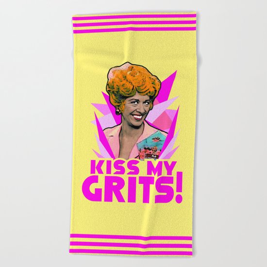 Kiss My Grits! | Flo | Alice Beach Towel