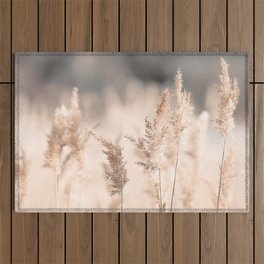 Neutral Tone Pampas Grass, Reed Outdoor Rug