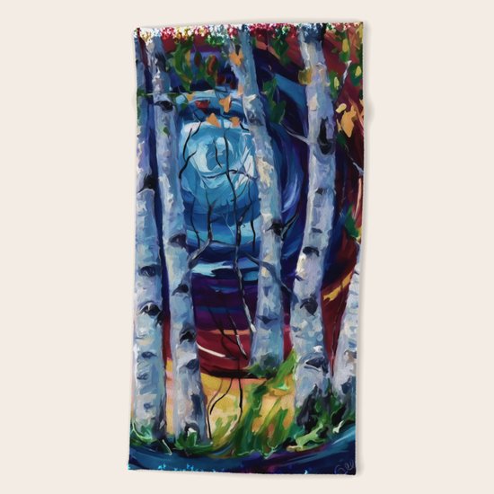 Moonlight Sonata Beach Towel