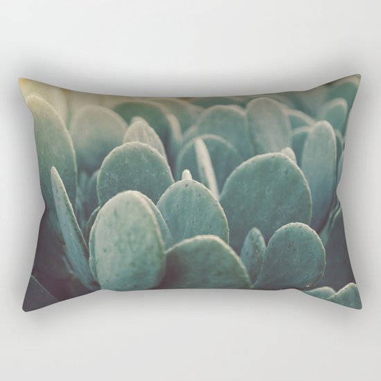 Green + Gold Rectangular Pillow