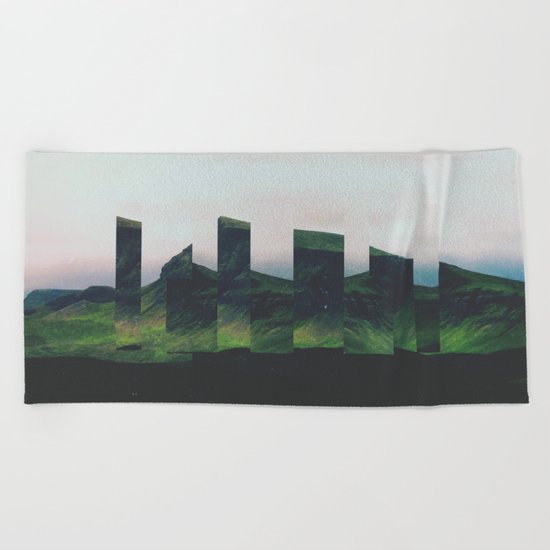 Fractions A49 Beach Towel