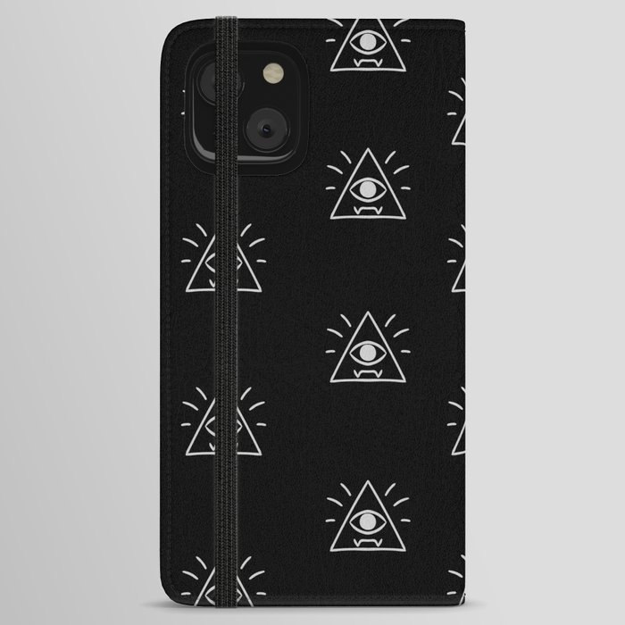 Eye of Providence Pattern iPhone Wallet Case