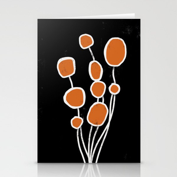 Dandelions - Playful, Modern, Abstract Painting Stationery Cards