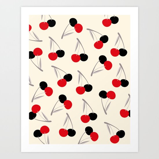 cherries Art Print