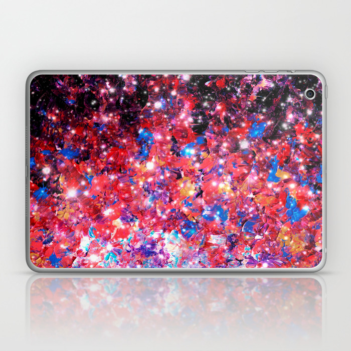Wrapped In Starlight Bold Colorful Abstract Acrylic Painting