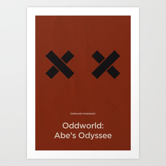 Oddworld Inhabitants' Oddworld: Abe's Odyssee Art Print