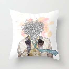 The one with head Throw Pillow