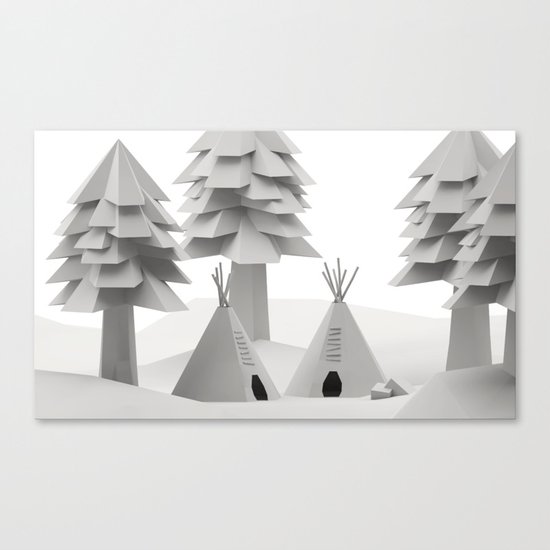 teepee Canvas Print