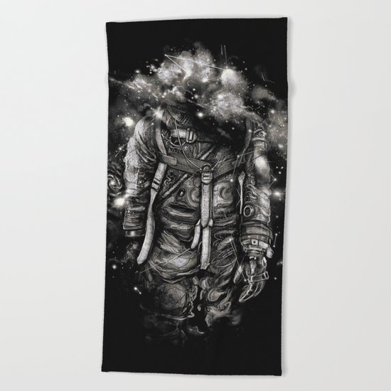 Lost In Cosmic Shades Beach Towel