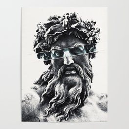 Zeus the king of gods Poster