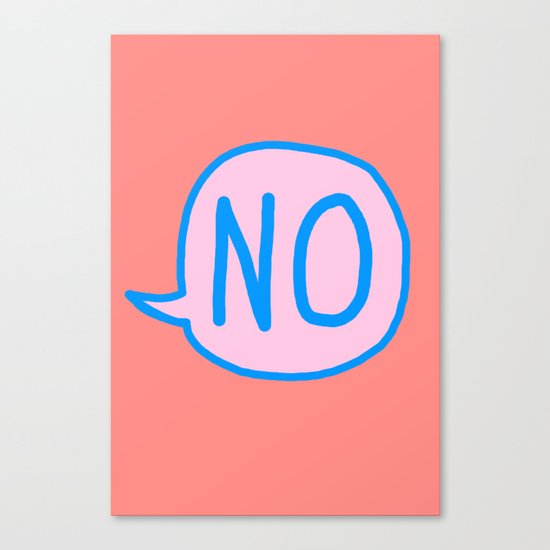 Answer is No Canvas Print