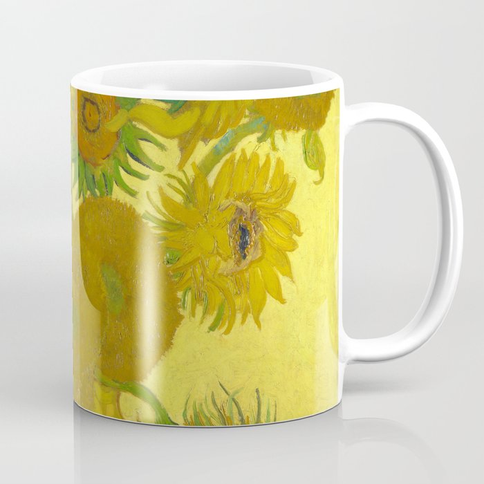 Vincent van Gogh "Still Life  Vase with Fourteen Sunflowers" Coffee Mug