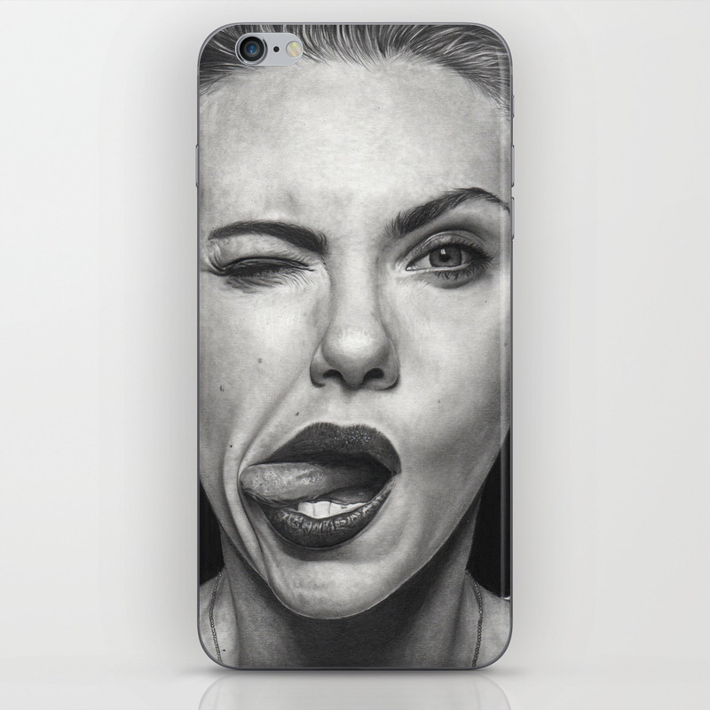 Scarlett Johansson Iphone Skin By Fabioverolino Society6