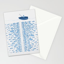 217 Finicky Fish (plenty of fish in the sea) Stationery Cards