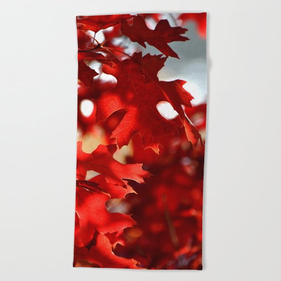 ABSTRACT FALL Beach Towel