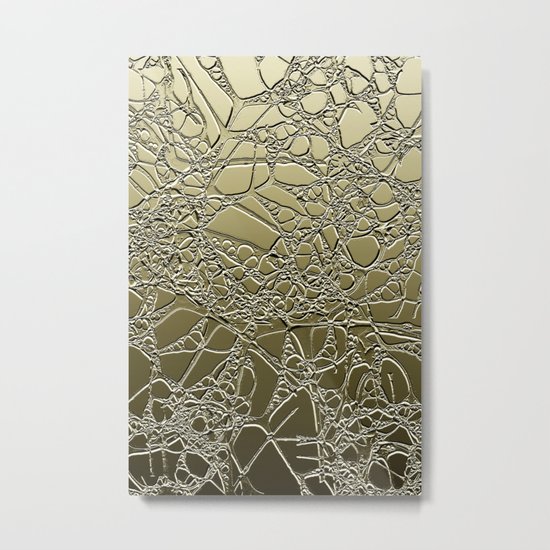 Net Metal Print