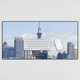 New Zealand Photography - Sky Tower In The Center Of Auckland Desk Mat