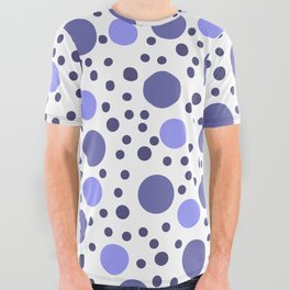 Very Peri Color 2022 Graphic Geometric Points  All Over Graphic Tee