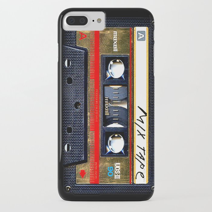 retro cassette mix tape iphone case