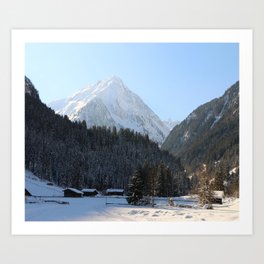 Snowy Landscape Art Prints Society6