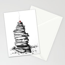 House on a Rock Pen and Ink Stationery Card